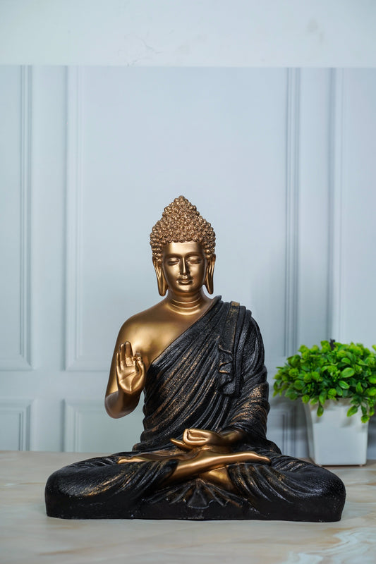 Blessing Buddha in Brown