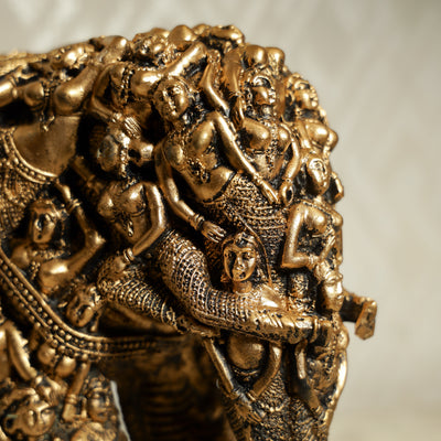 Elegantly Carved Elephant