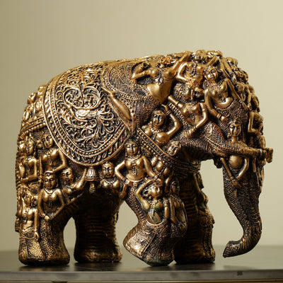 Elegantly Carved Elephant