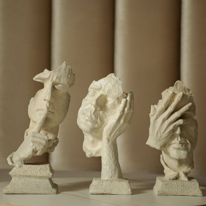 Man Thinker with Grace on Face by Artilicor (Set of 3)