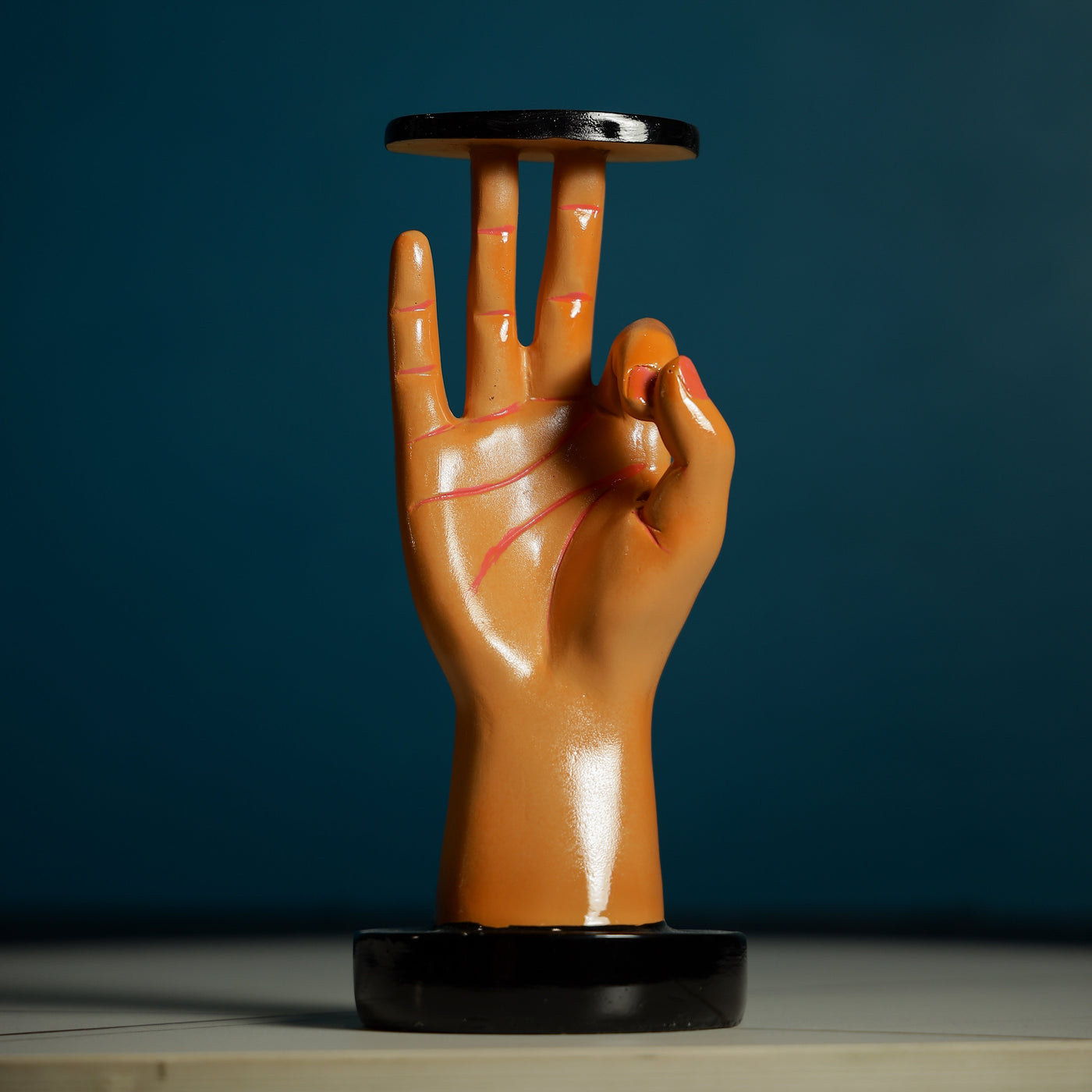 Hand Shape Candle Stand