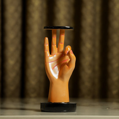 Hand Shape Candle Stand